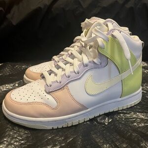 Nike Dunk high, cashmere size 7